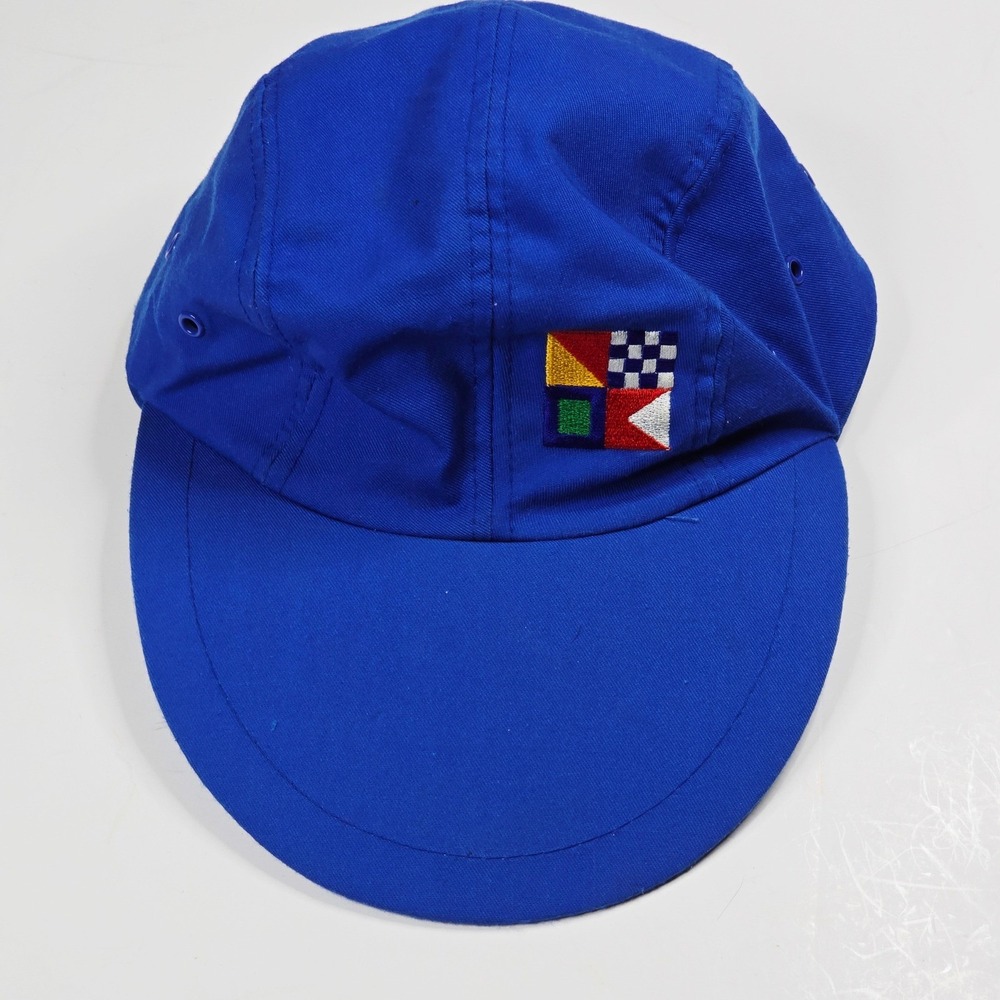 Newport BLUE Adjustable Cap Hat‎ Colorful Logo Embroidered nautical Offshore
